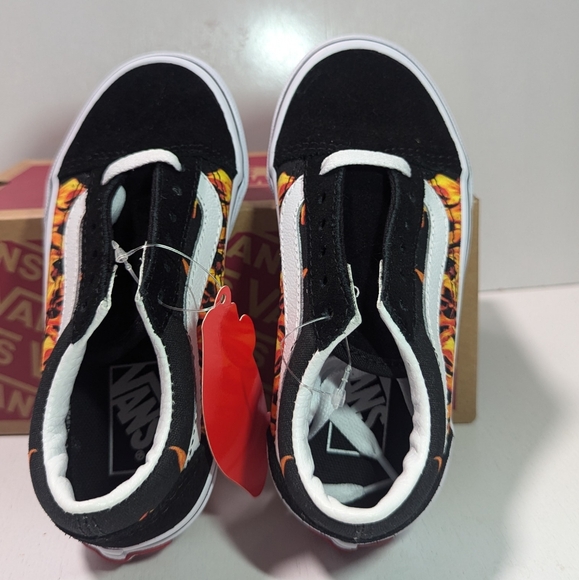 Vans Kids Old Skool Digi Flame Black - Picture 4 of 10